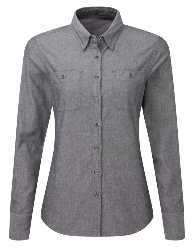 Women's Organic Chambray Fairtrade Shirt