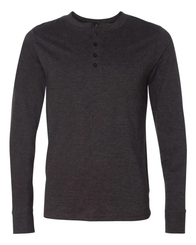 Men's Jersey Long Sleeve Henley