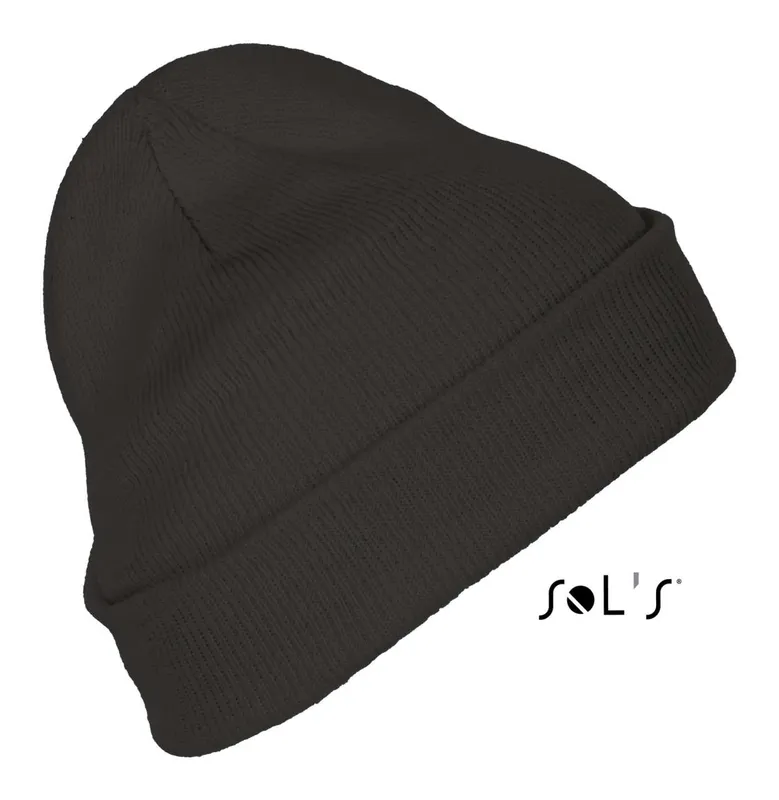 Sol's Pittsburgh - Solid-Colour Beanie With Cuffed Design