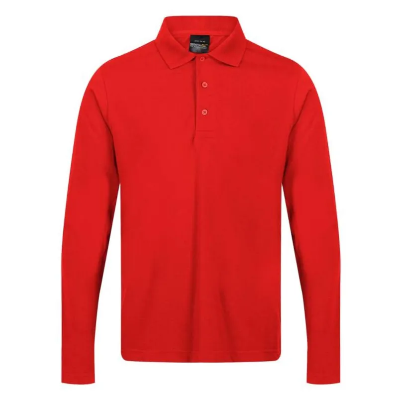 Pro 65 35 Long Sleeve Polo Shirt